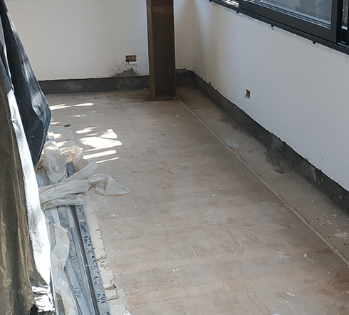 Raspagem de piso de madeira assoalho